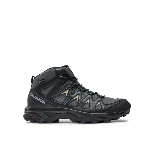Salomon Trekkingi X Braze Mid Gore-Tex L47430500 Czarny ze sklepu MODIVO w kategorii Buty trekkingowe męskie - zdjęcie 182663377