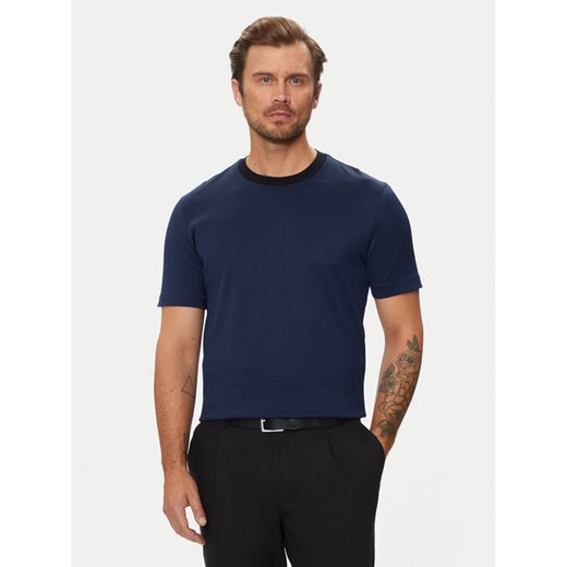 Boss T-Shirt H-Tiburt 431 50518539 Granatowy Regular Fit ze sklepu MODIVO w kategorii T-shirty męskie - zdjęcie 182663387