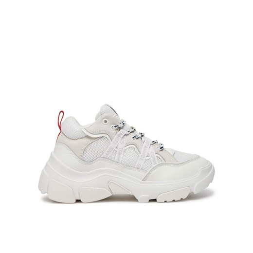 Tommy Jeans Sneakersy Tjw Hybrid Runner EN0EN02619 Biały ze sklepu MODIVO w kategorii Buty sportowe damskie - zdjęcie 182663389