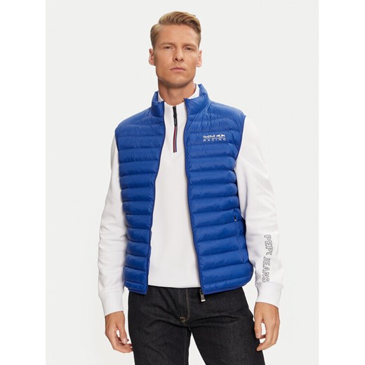 Pepe Jeans Kamizelka Red Bull Racing RU400005 Niebieski Regular Fit ze sklepu MODIVO w kategorii Kamizelki męskie - zdjęcie 182663437