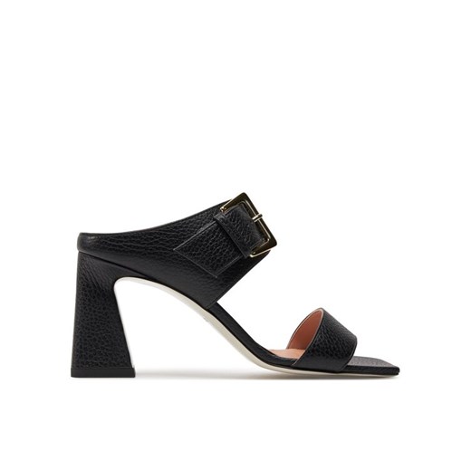 Pollini Klapki SA28237C0ITD0000 Czarny ze sklepu MODIVO w kategorii Klapki damskie - zdjęcie 182663506