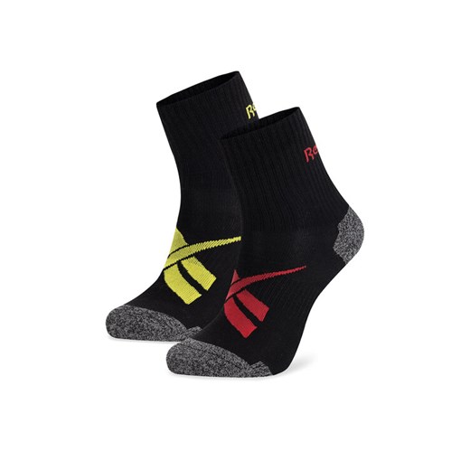 Reebok Zestaw 2 par wysokich skarpet unisex R0418-SS24 (2-pack) Czarny ze sklepu MODIVO w kategorii Skarpetki damskie - zdjęcie 182663637