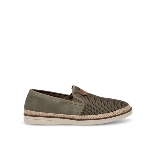 Rieker Espadryle B2366-54 Khaki ze sklepu MODIVO w kategorii Półbuty męskie - zdjęcie 182663639