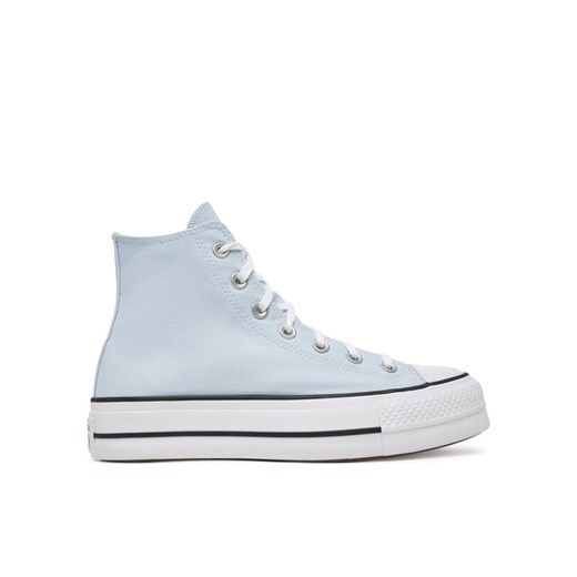 Converse Trampki Chuck Taylor All Star Lift Platform A10644C Błękitny ze sklepu MODIVO w kategorii Trampki damskie - zdjęcie 182663646