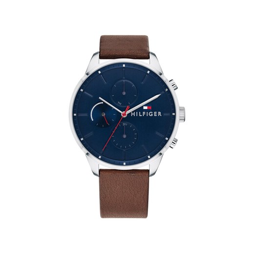 Tommy Hilfiger Zegarek Chase 1791487 Brązowy ze sklepu MODIVO w kategorii Zegarki - zdjęcie 182663655
