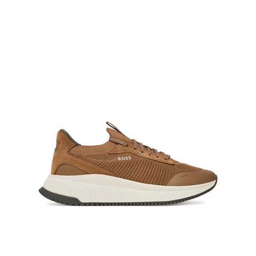 BOSS Sneakersy TTNM EVO Slon 50523113 Beżowy ze sklepu MODIVO w kategorii Buty sportowe męskie - zdjęcie 182663695