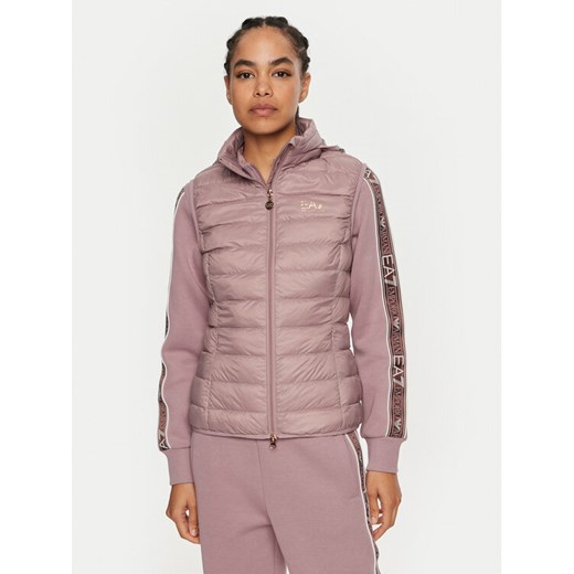 EA7 Emporio Armani Bezrękawnik 6DTQ06 TNGPZ 0341 Różowy Regular Fit ze sklepu MODIVO w kategorii Kamizelki damskie - zdjęcie 182663706