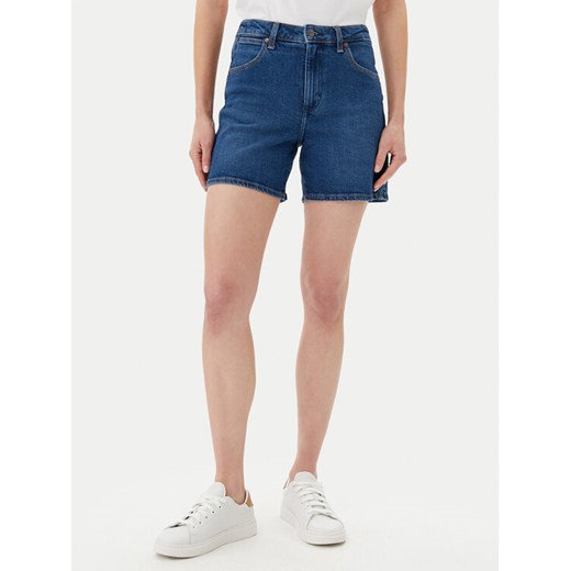 Wrangler Szorty jeansowe Cowboy 112366267 Niebieski Relaxed Fit ze sklepu MODIVO w kategorii Szorty - zdjęcie 182663707