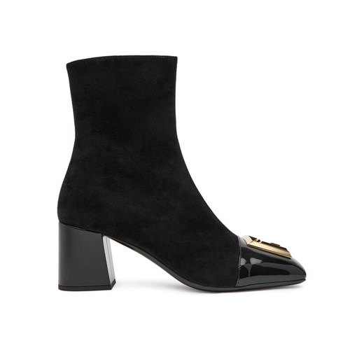 Balmain Botki DN1TE036LCSV Czarny ze sklepu MODIVO w kategorii Botki - zdjęcie 182663725