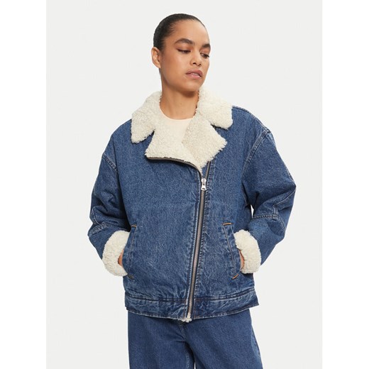 Levi's® Kurtka jeansowa Flight A9370-0001 Niebieski Relaxed Fit ze sklepu MODIVO w kategorii Kurtki damskie - zdjęcie 182663729