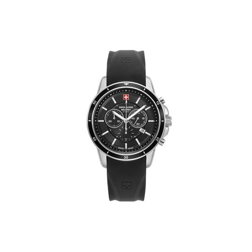 Swiss Alpine Military Zegarek Douglas 7089.9837 Czarny ze sklepu MODIVO w kategorii Zegarki - zdjęcie 182663836