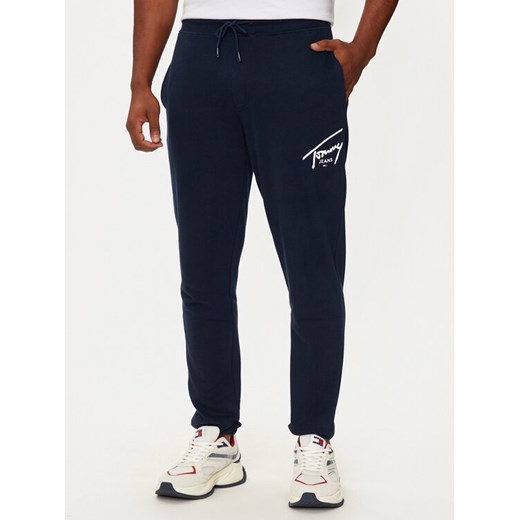 Tommy Jeans Spodnie dresowe Entry DM0DM19479 Granatowy Slim Fit Tommy Jeans S MODIVO