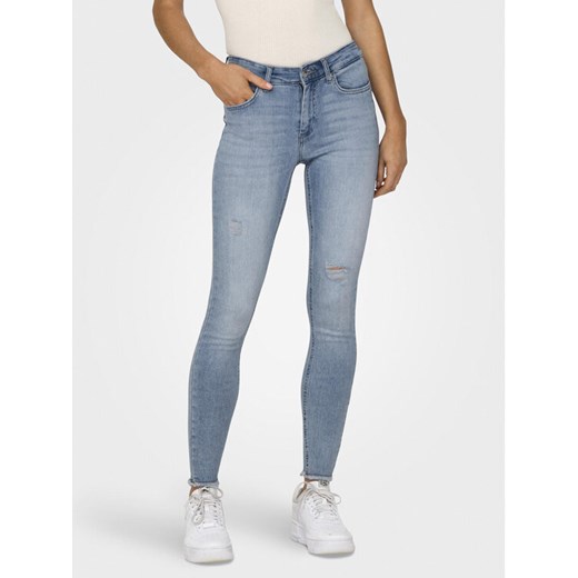 ONLY Jeansy Blush 15282346 Niebieski Skinny Fit ze sklepu MODIVO w kategorii Jeansy damskie - zdjęcie 182663899