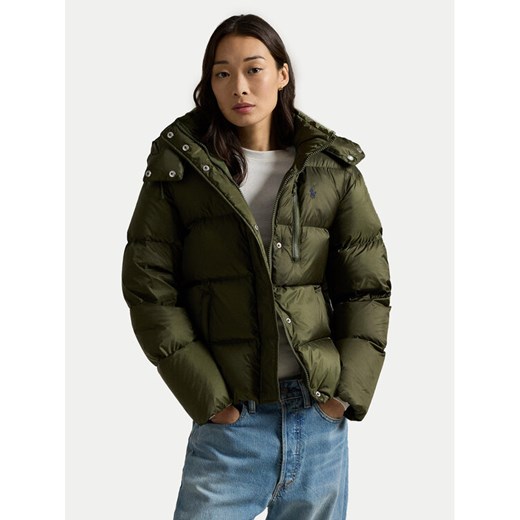 Polo Ralph Lauren Kurtka puchowa 211932183003 Zielony Relaxed Fit ze sklepu MODIVO w kategorii Kurtki damskie - zdjęcie 182663989