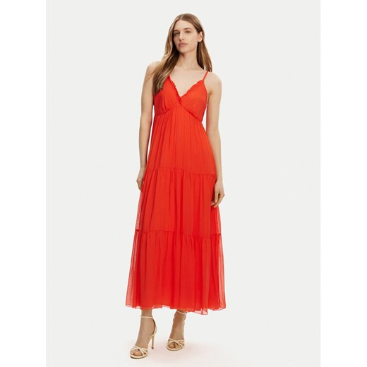 Haveone Sukienka letnia AFF-N011 Pomarańczowy Loose Fit ze sklepu MODIVO w kategorii Sukienki - zdjęcie 182664087