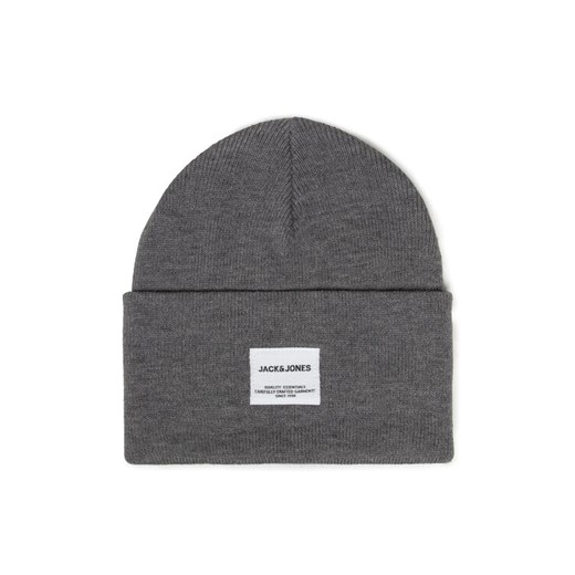 Jack&Jones Czapka Jaclong 12150627 Szary ze sklepu MODIVO w kategorii Czapki zimowe męskie - zdjęcie 182664106