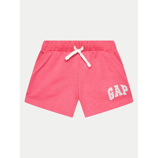 Gap Szorty sportowe 890984-01 Różowy Regular Fit ze sklepu MODIVO w kategorii Spodenki dziewczęce - zdjęcie 182664186