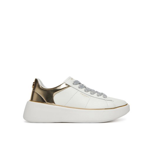 TWINSET Sneakersy 251TCP042 Biały ze sklepu MODIVO w kategorii Buty sportowe damskie - zdjęcie 182664317