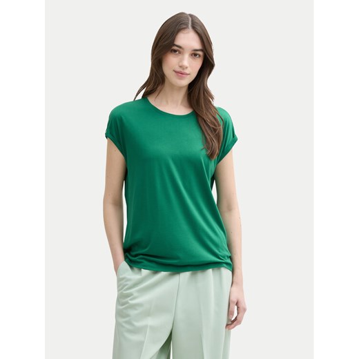Tom Tailor Denim T-Shirt 1030942 Zielony Regular Fit ze sklepu MODIVO w kategorii Bluzki damskie - zdjęcie 182664345