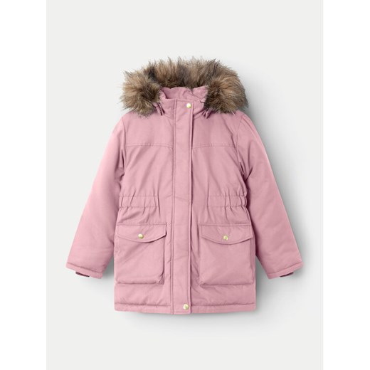NAME IT Parka Master 13229424 Różowy Regular Fit ze sklepu MODIVO w kategorii Kurtki dziewczęce - zdjęcie 182664355