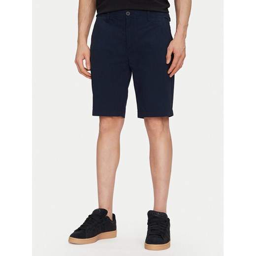 Timberland Szorty materiałowe TB0A5U2K Granatowy Regular Fit ze sklepu MODIVO w kategorii Spodenki męskie - zdjęcie 182664396