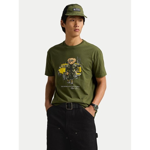 Polo Ralph Lauren T-Shirt 710854497042 Zielony Regular Fit Polo Ralph Lauren XL MODIVO