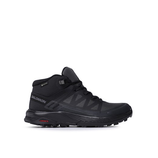 Salomon Trekkingi Outrise Mid Gtx W L47160500 Czarny ze sklepu MODIVO w kategorii Buty trekkingowe damskie - zdjęcie 182664487