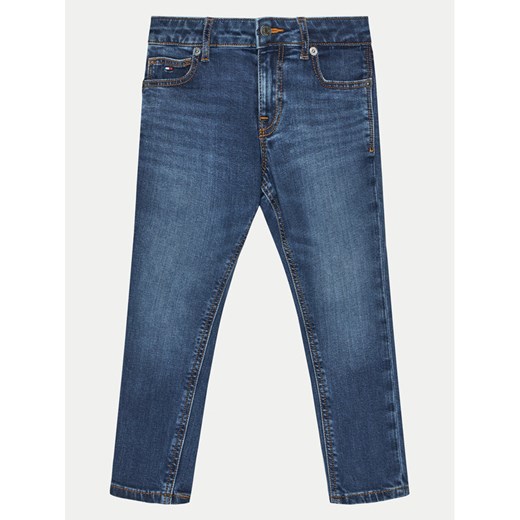 Tommy Hilfiger Jeansy Nora KG0KG08355 Niebieski Slim Fit ze sklepu MODIVO w kategorii Spodnie dziewczęce - zdjęcie 182664587