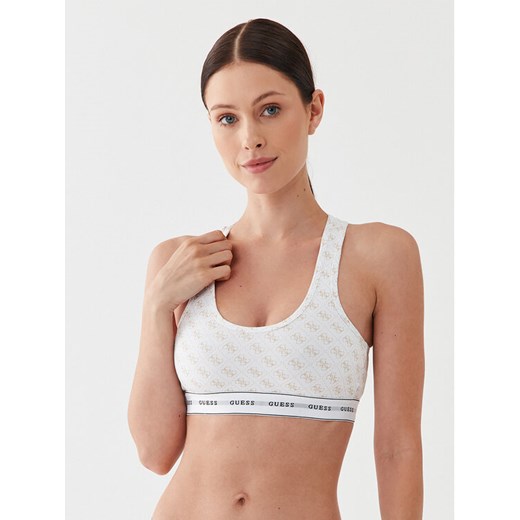 Guess Biustonosz top Carrie O97C01 KBOE1 Biały ze sklepu MODIVO w kategorii Biustonosze - zdjęcie 182664635