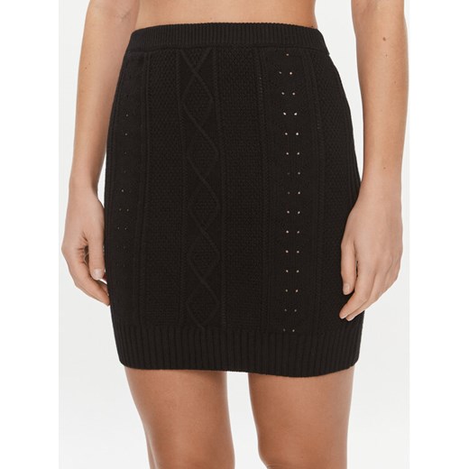 Guess Spódnica mini W4RD58 Z37L1 Czarny Slim Fit ze sklepu MODIVO w kategorii Spódnice - zdjęcie 182664727