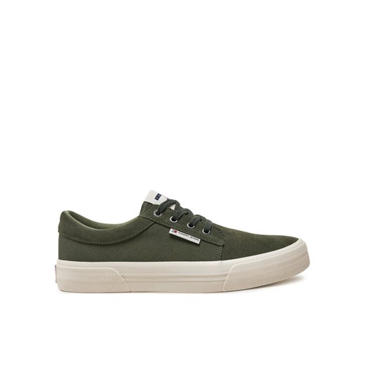 Tommy Jeans Tenisówki Tjm Vulc. Skate Derby EM0EM01427 Zielony ze sklepu MODIVO w kategorii Trampki męskie - zdjęcie 182664787