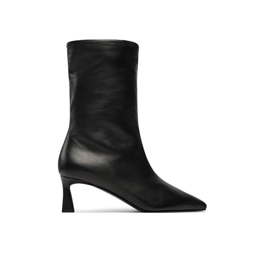 Pollini Botki SA24135C1LTI0000 Czarny ze sklepu MODIVO w kategorii Botki - zdjęcie 182664789