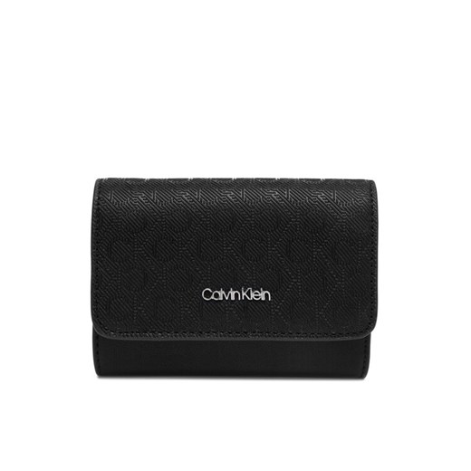 Calvin Klein Mały Portfel Damski Ck Must Small Trifold_Mono K60K612939 Czarny ze sklepu MODIVO w kategorii Portfele damskie - zdjęcie 182664868