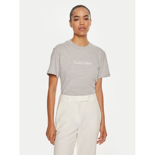 Calvin Klein T-Shirt Hero Logo K20K205448 Szary Regular Fit Calvin Klein XS MODIVO
