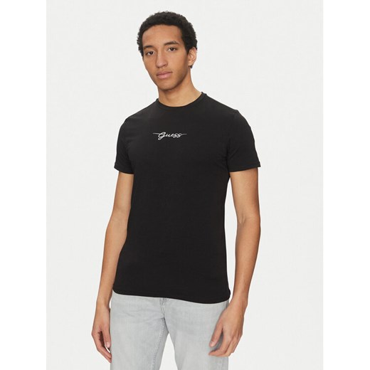 Guess T-Shirt U5GM02 KCD31 Czarny ze sklepu MODIVO w kategorii T-shirty męskie - zdjęcie 182664907