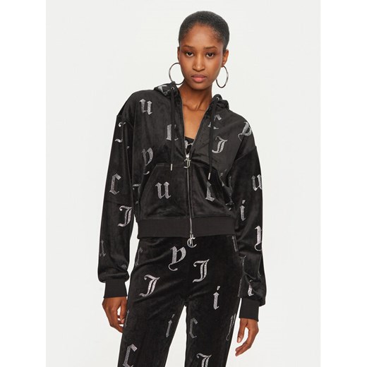 Juicy Couture Bluza Nala JCMAS224251 Czarny Loose Fit Juicy Couture XXS MODIVO