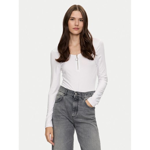 Brave Soul Body LBS-225NOEMIWHTE Biały Regular Fit ze sklepu MODIVO w kategorii Bluzki damskie - zdjęcie 182664975