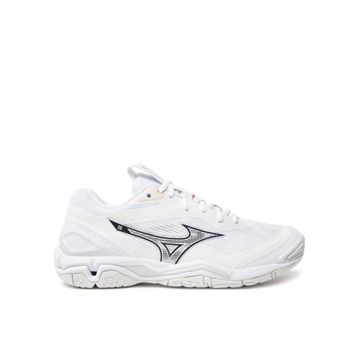 Mizuno Buty halowe Wave Stealth 6 X1GB2430 Biały ze sklepu MODIVO w kategorii Buty sportowe damskie - zdjęcie 182664986