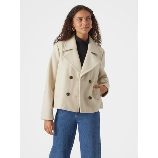 Vero Moda Kurtka przejściowa Vincemia 10300488 Beżowy Regular Fit ze sklepu MODIVO w kategorii Kurtki damskie - zdjęcie 182665006