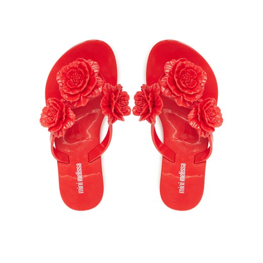 Melissa Japonki Mini Melissa Harmonic Springtime Inf M 35705 Czerwony ze sklepu MODIVO w kategorii Klapki dziecięce - zdjęcie 182665065
