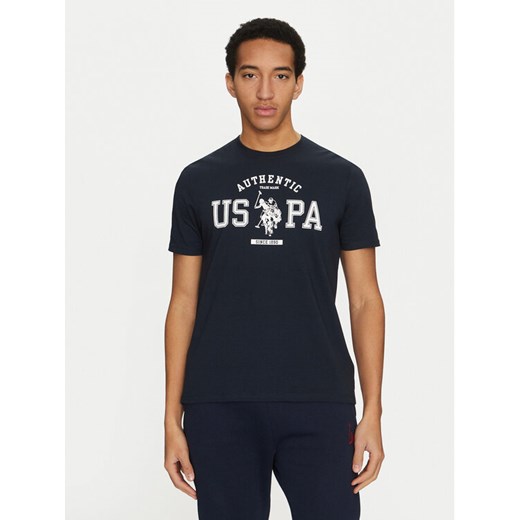 U.S. Polo Assn. T-Shirt MUP4083 Granatowy Regular Fit ze sklepu MODIVO w kategorii T-shirty męskie - zdjęcie 182665137