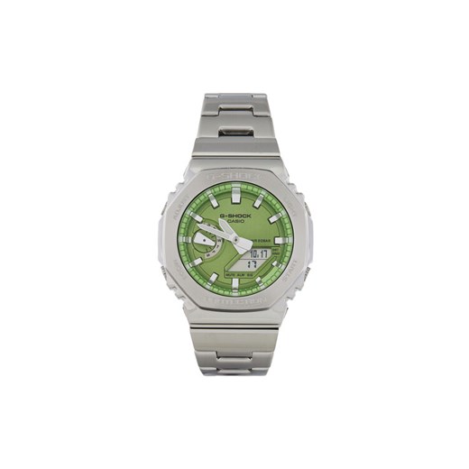G-Shock Zegarek G-Steel GM-2110D-3AER Srebrny ze sklepu MODIVO w kategorii Zegarki - zdjęcie 182665156
