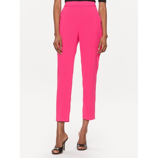 Pinko Spodnie materiałowe 102861 7624 Różowy Regular Fit ze sklepu MODIVO w kategorii Spodnie damskie - zdjęcie 182665159