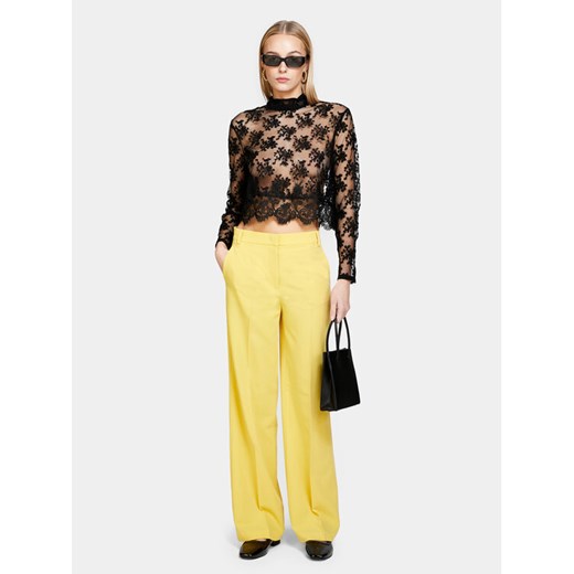 Sisley Bluzka 5XDMLQ06B Czarny Regular Fit ze sklepu MODIVO w kategorii Bluzki damskie - zdjęcie 182665198