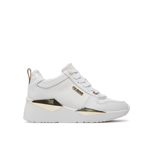 Guess Sneakersy Tallyn FL5TLY FAL12 Biały ze sklepu MODIVO w kategorii Buty sportowe damskie - zdjęcie 182665249