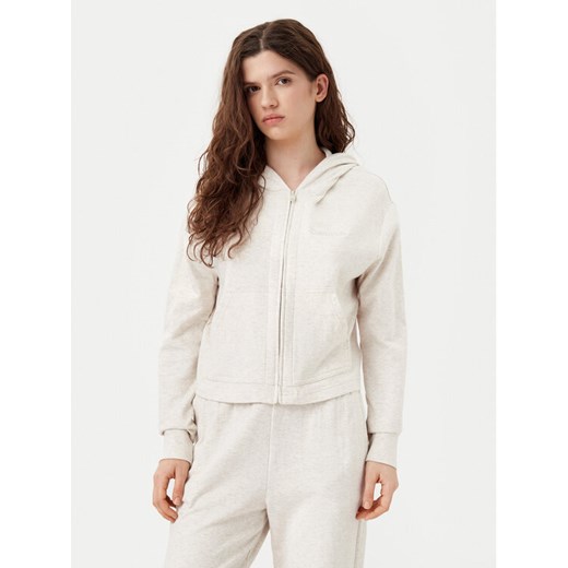 Calvin Klein Underwear Bluza 000QS7270E Beżowy Regular Fit ze sklepu MODIVO w kategorii Bluzy damskie - zdjęcie 182665268