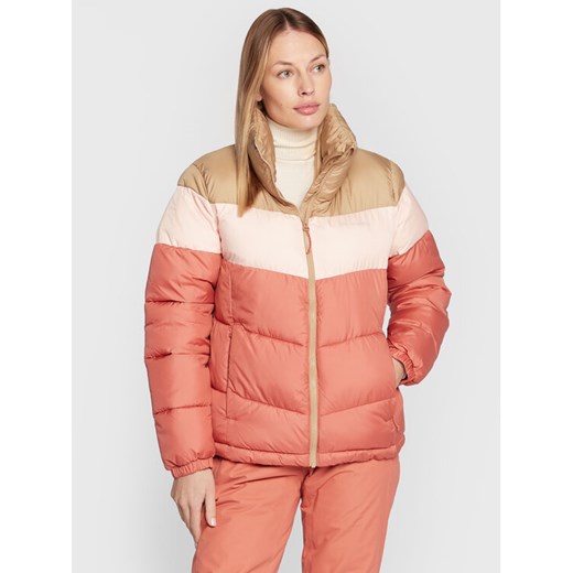 Columbia Kurtka zimowa Puffect™ Color Blocked 1955101 Koralowy Regular Fit ze sklepu MODIVO w kategorii Kurtki damskie - zdjęcie 182665278