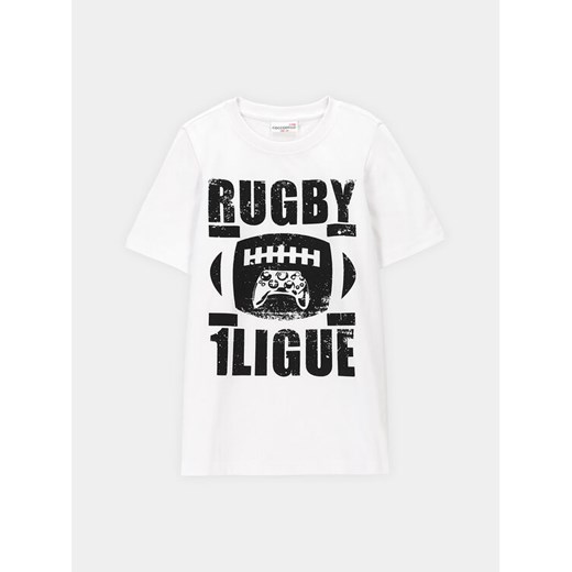 Coccodrillo T-Shirt WC4143221VBA Biały Regular Fit ze sklepu MODIVO w kategorii T-shirty chłopięce - zdjęcie 182665325