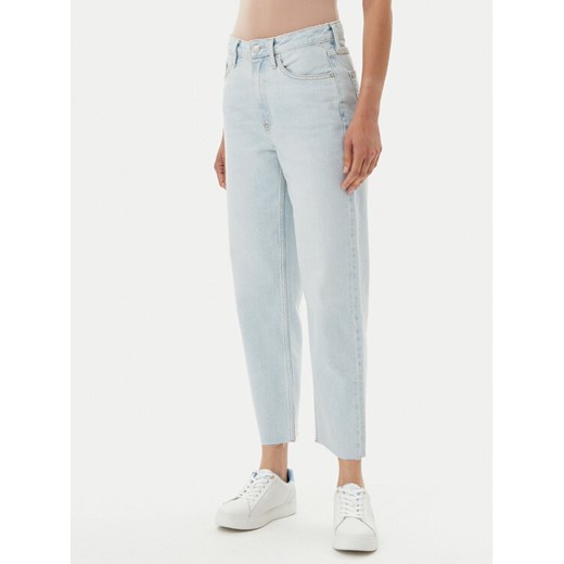 Tommy Hilfiger Jeansy Classic WW0WW44371 Niebieski Straight Fit ze sklepu MODIVO w kategorii Jeansy damskie - zdjęcie 182665346
