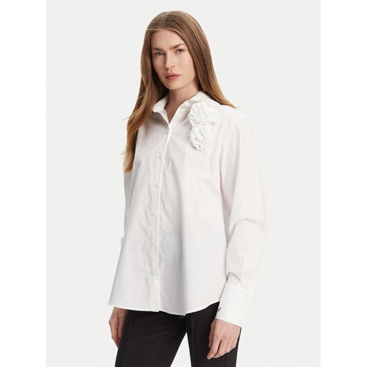 KARL LAGERFELD Koszula A2W11011 Biały Regular Fit ze sklepu MODIVO w kategorii Koszule damskie - zdjęcie 182665369